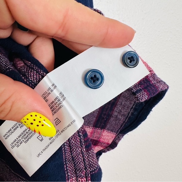 Woolrich Plaid Button Down Shirt Long sleeve Flannel - Picture 9 of 9